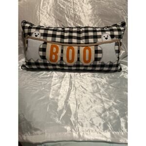 Cynthia Rowley Halloween BOO Ghost Throw Pillow